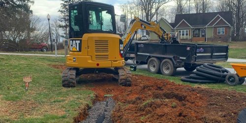 Yard Drainage, Land Grading, French Drains